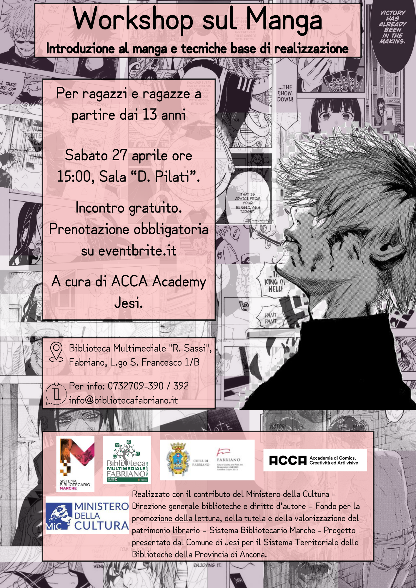 Workshop sul Manga - Sabato 27 aprile ore 15.00